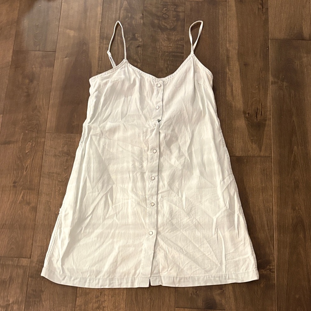 Wilfred light blue-Ivory Jean Button-Front dress